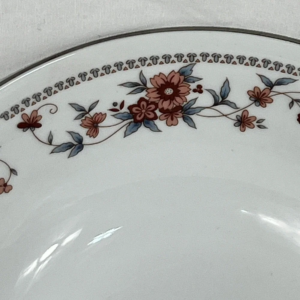Sheffield Anniversary Porcelain Fine China Floral Serving Bowl 9.25